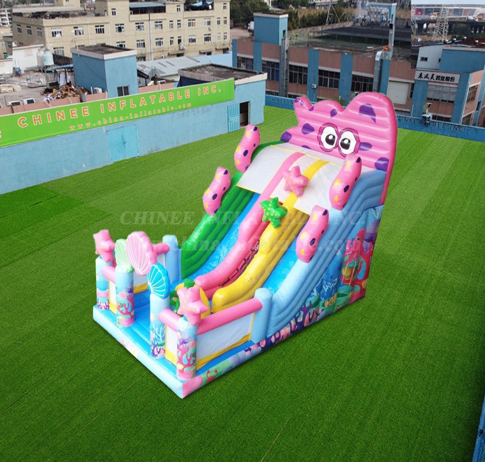 T8-4545 Octopus Inflatable Double Slide