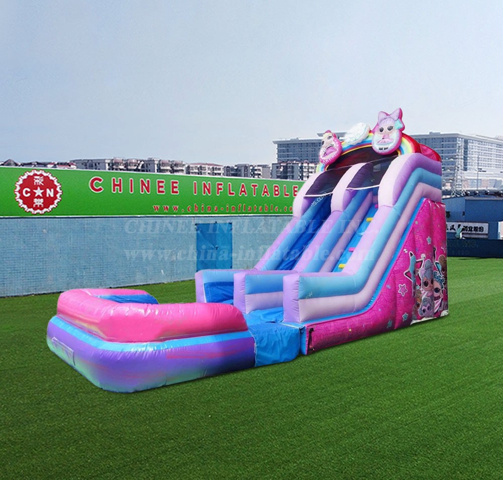 T8-4592 LOL Surprise Inflatable Water Slide
