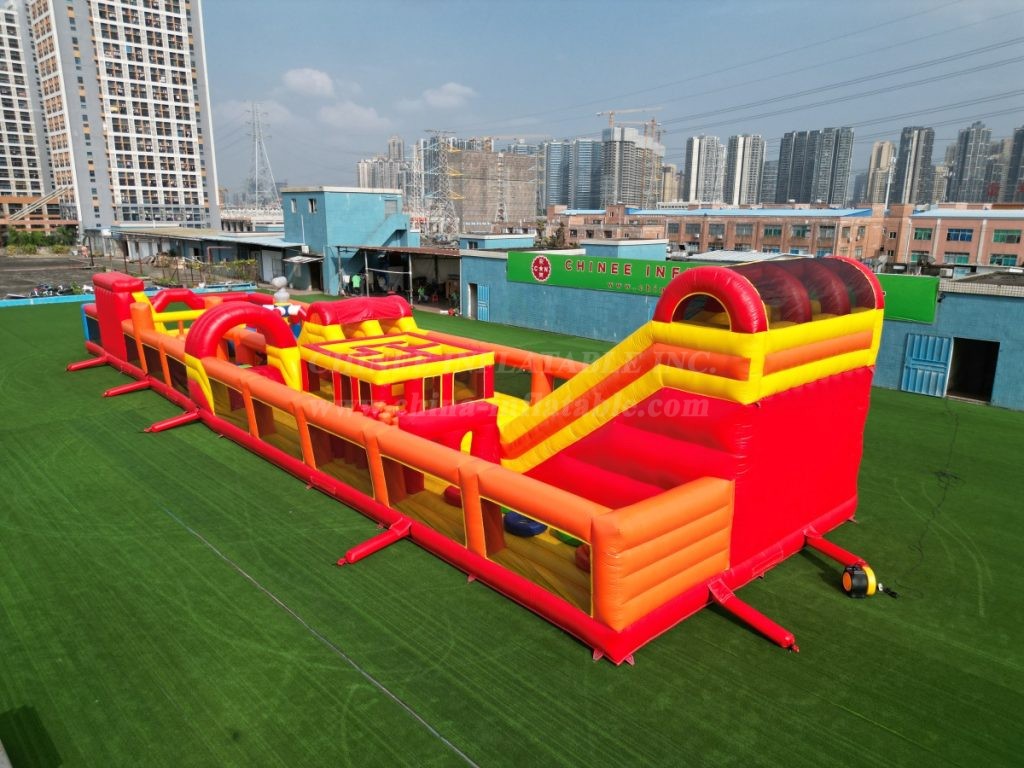 GF2-087 200m² Giant Inflatable Obstacle Course Park