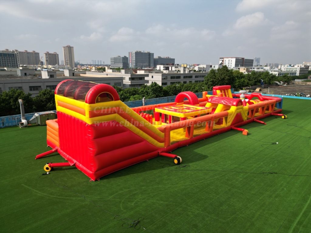 GF2-087 200m² Giant Inflatable Obstacle Course Park