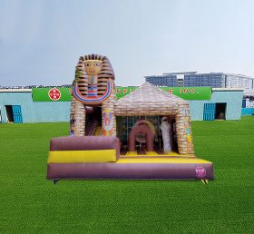 T2-7044 Inflatable Pyramid Bounce House Combo