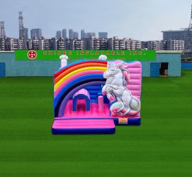 T2-7068 Rainbow Inflatable Bouncer