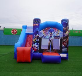 T2-3226Y Sonic theme bouncy castle with slide
