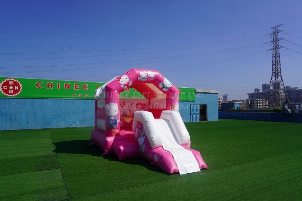 T2-1054C Hello Kitty Bouncy Castle With Slide