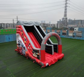 T8-1295B Fire Truck Theme Inflatable Slide