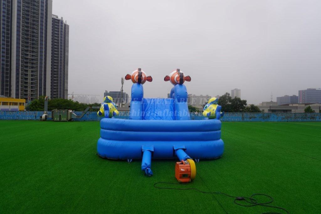 T8-5001 Clownfish themed mini inflatable slide