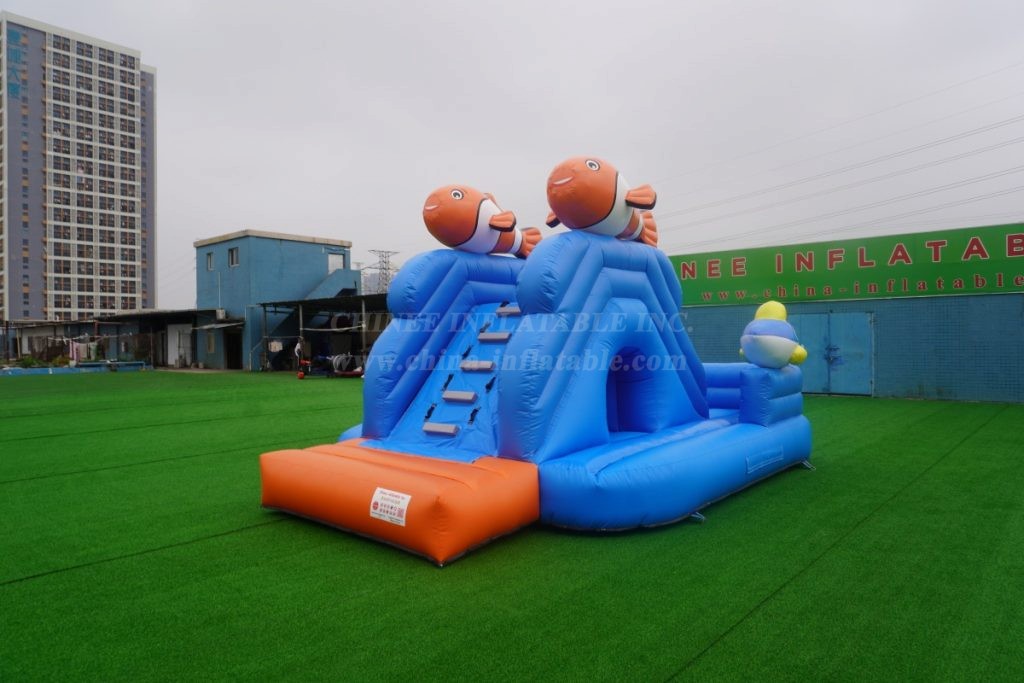 T8-5001 Clownfish themed mini inflatable slide